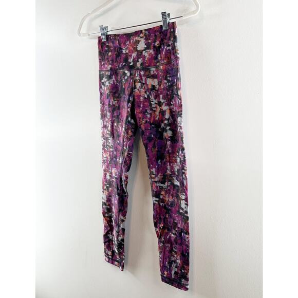 Lululemon Wunder Train High-Rise Tight 25" Cinder Flash Multi 6 - Picture 7 of 12